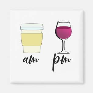 Aimant Coffret De Vin Amusant Am Pm