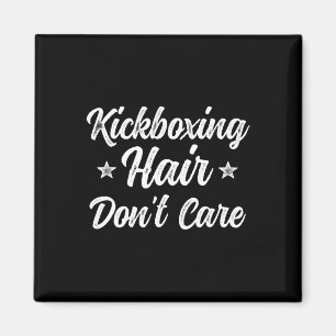 Aimant Coiffure Vintage Kickboxing On S'en Fout Drôle D'a