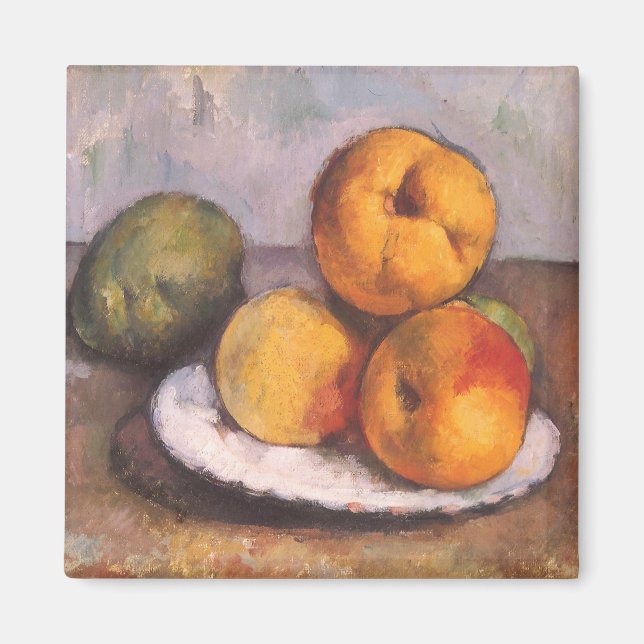 Aimant coing, pommes, poires de Paul Cezanne (Devant)