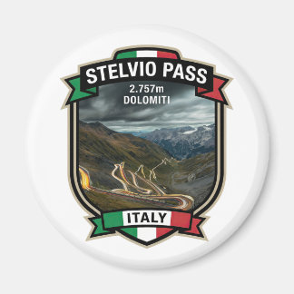 Aimant Col du Stelvio - Route de course Dolomites