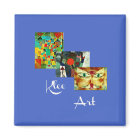 Collage d'oeuvres d'art Paul Klee