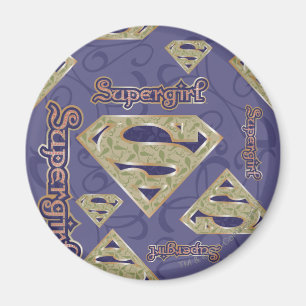 Aimant Collage du logo super girl Fancy