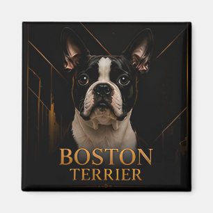 Aimant Collection Classique Américaine Boston Terrier