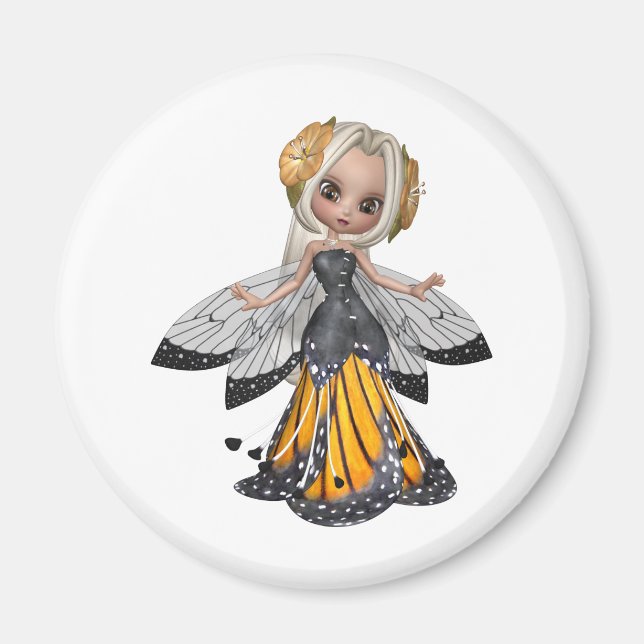 Aimant ♥ Collection Fairy Doll Art ♥ (pixie5) (Devant)