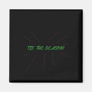 Aimant Collection graphique minimale propre 'Tis Season
