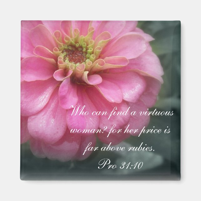 Aimant Collection Proverbes 31 ~ Pro 31:10 (Devant)