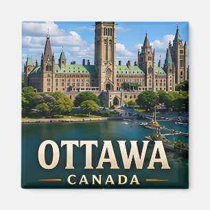 Aimant Colline du Parlement et patrimoine canadien d'Otta