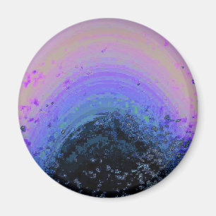 Aimant Collision de pastel d'arc-en-ciel