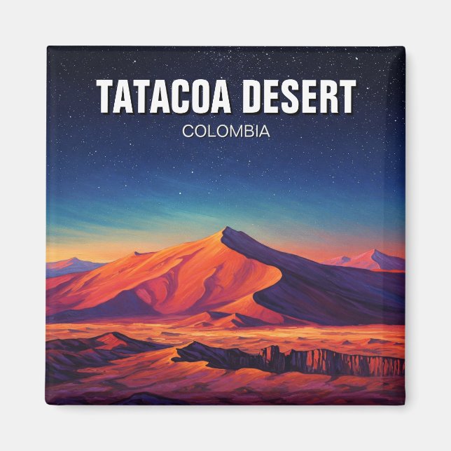 Aimant Colombie Tatacoa Desert Nuit Voyage (Devant)