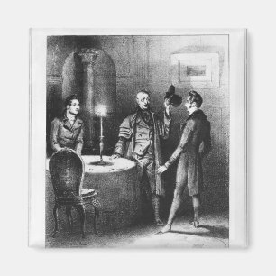 Aimant Colonel Chabert, illustration " Le Colonel