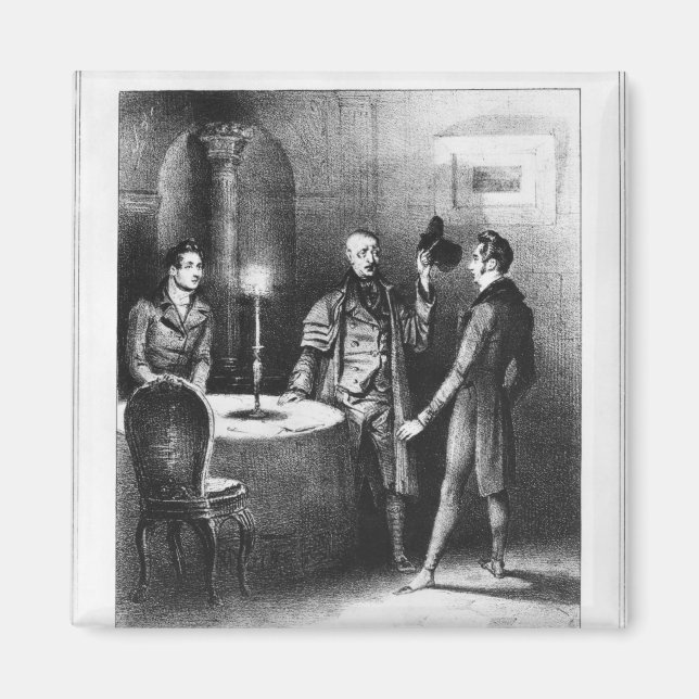 Aimant Colonel Chabert, illustration " Le Colonel (Devant)