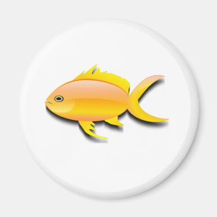 Aimant coloré de conception de poissons