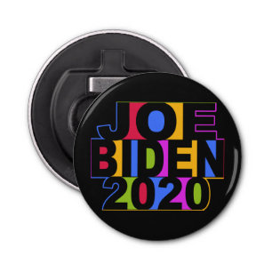 Aimant coloré JOE BIDEN 2020 pour ouvre-bouteille