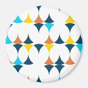 Aimant Coloré, moderne, cool, formes géométriques tendanc