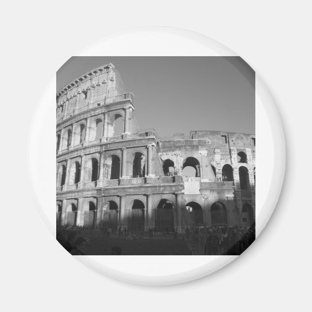 Aimant Colossie noir et blanc (Devant)