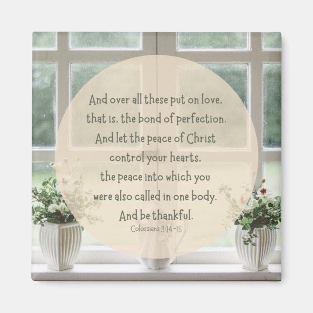 Aimant Colossiens 3:14-15 2" (Devant)