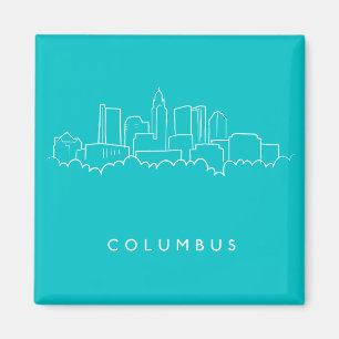 Aimant Columbus, Ohio Skyline