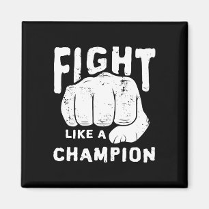 Aimant Combat Boxe Kickboxing Match Combattant Arts Marti