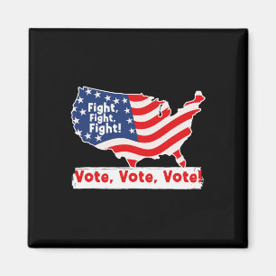 Aimant Combat Vote Pour Élection Présidentielle Trump