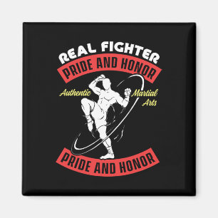 Aimant Combattant Réel Muay Thai Mma Combat Véritable Art