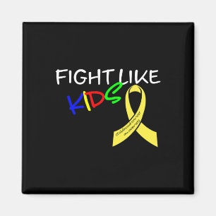 Aimant Combattez comme des enfants Mois de sensibilisatio