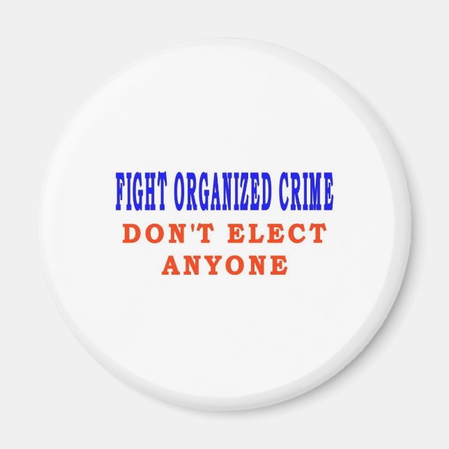 AIMANT COMBATTRE LE CRIME ORGANISÉ (Devant)