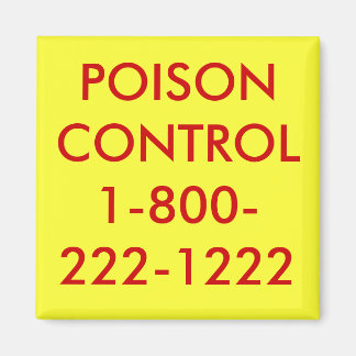 AIMANT COMMANDE POISON1-800-222-1222