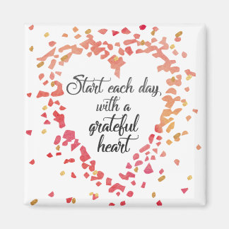 Aimant Commencer chaque jour Citation Inspirationnelle du
