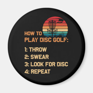 Aimant Comment jouer Disc Golf Disque Golf Golf Lecteur