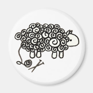 Aimant Comment Knitters voir l'aimant des moutons