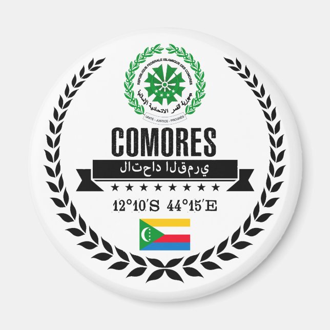 Aimant Comores (Devant)