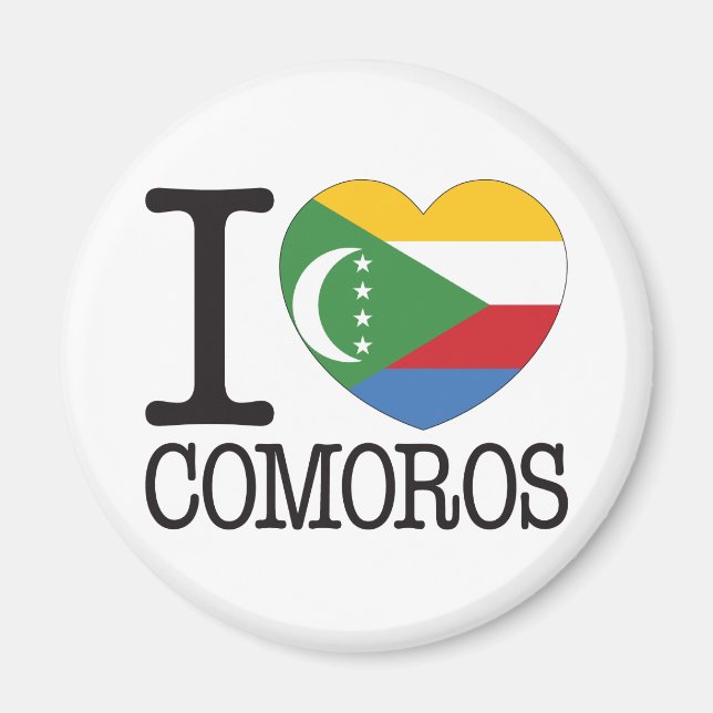 Aimant Comores Love v2 (Devant)