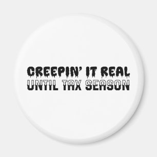 Aimant Comptable drôle Halloween - Creepin'It Real