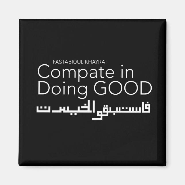 Aimant Compter pour faire le bien (Devant)