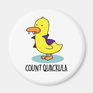 Aimant Compter Quackula Drôle Canard Pun