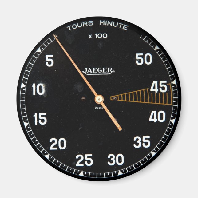 Aimant Compteur rév voiture classique, jauge tachomètre v (Devant)
