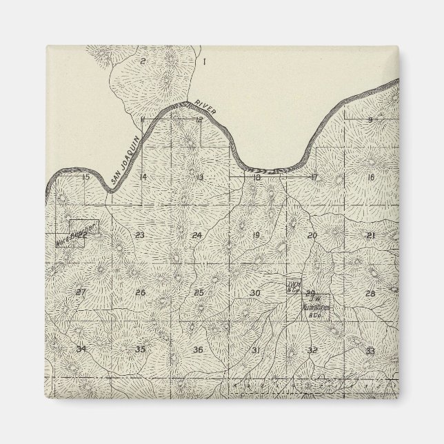 Aimant Comté de Fresno, Californie 28 (Devant)