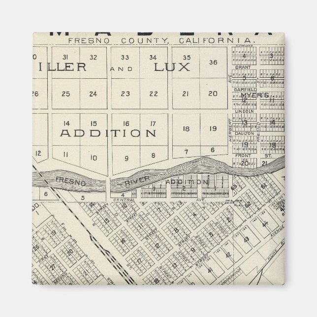 Aimant Comté de Madera, Californie 3 (Devant)