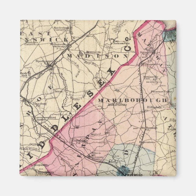 Aimant Comté de Monmouth, NJ (Devant)