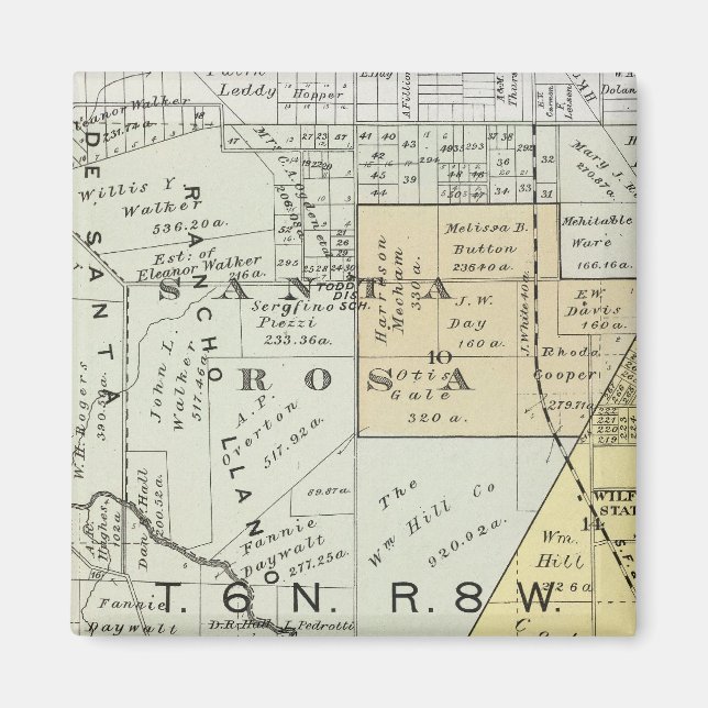 Aimant Comté de Sonoma, Californie 22 (Devant)