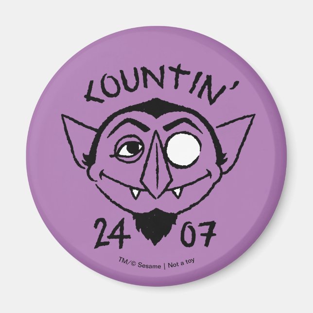 Aimant Comte von Count Skate Logo - Compter 24/7 (Devant)