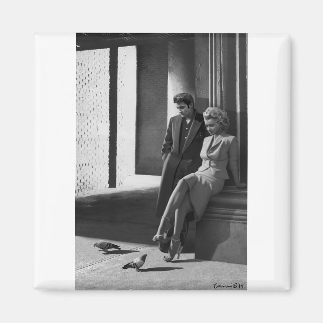 Aimant CON19BWD1 Oiseaux d'un Feather.tif (Devant)