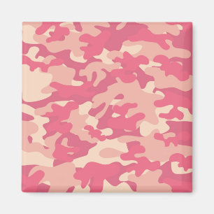 Aimant Conception Camo Rose