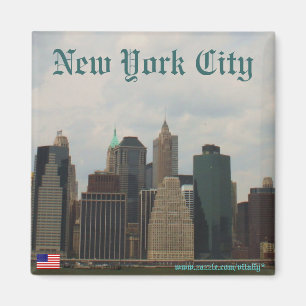 Aimant Conception d'aimant de New York City Manhattan