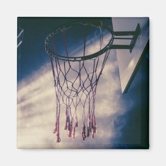 Aimant Conception de basket-ball cool (Devant)