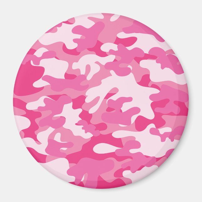 Aimant Conception de caméscopes rose et blanc (Devant)