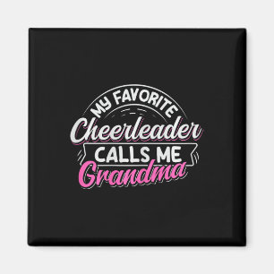 Aimant Conception de Cheerleading Pour Une Grand-mère De