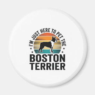 Aimant Conception de chemise pour amateur de chien Boston
