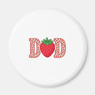 Aimant Conception de chemise vectorielle lettrage fraise