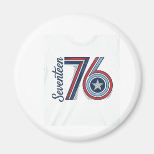 Aimant Conception de chemise vectorielle patriotique Vint